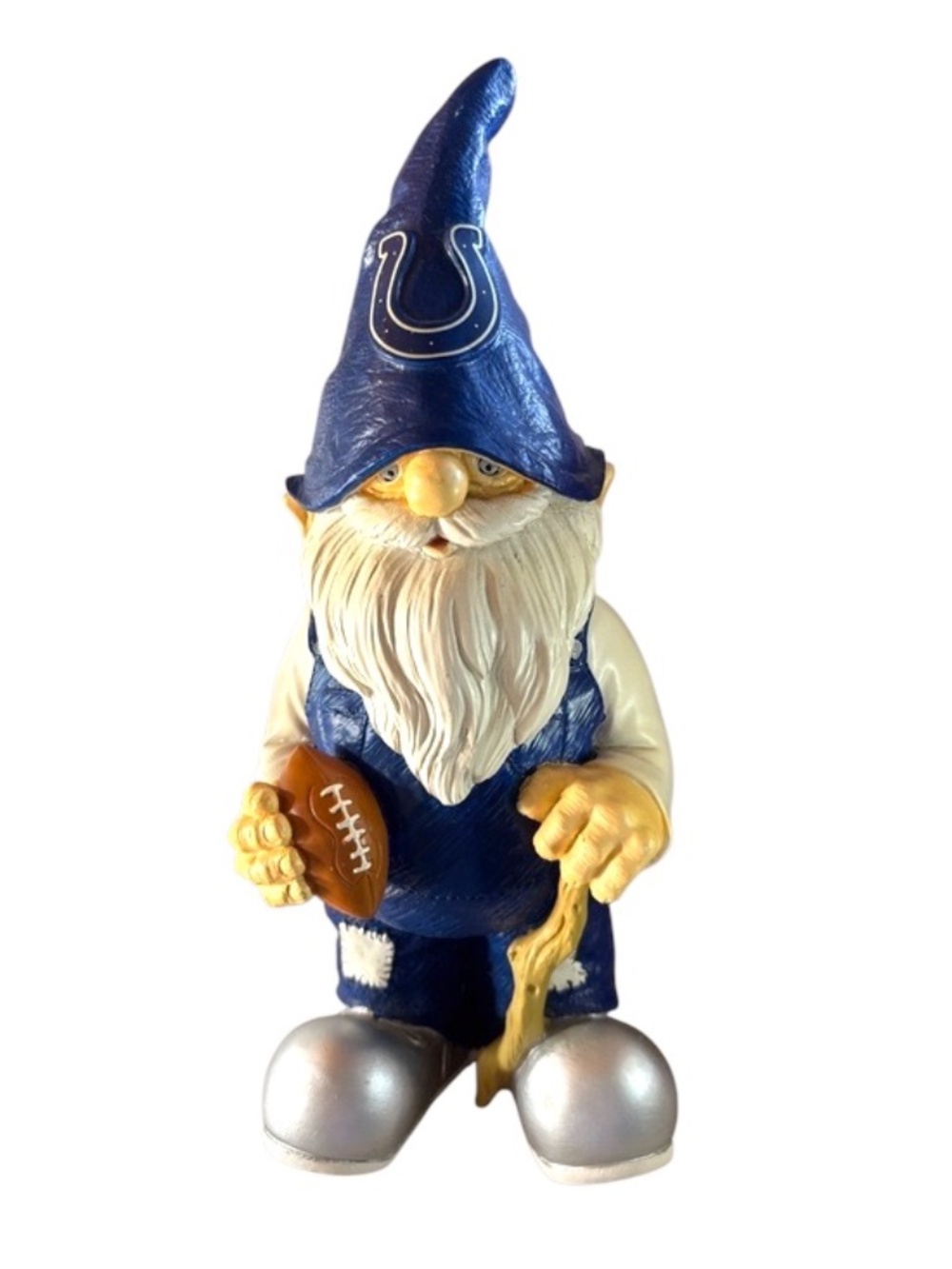 Forever Collectibles Licensed Indianapolis Colts Decorative Gnome-Blue & White